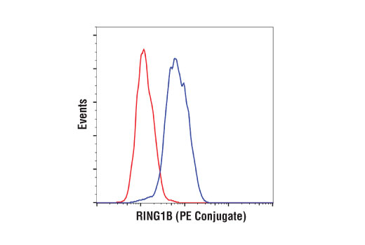 Flow Cytometry Image 1: RING1B (D22F2) XP® Rabbit mAb (PE Conjugate)