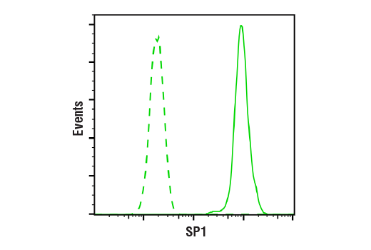 Flow Cytometry Image 1: SP1 (D4C3) Rabbit mAb (BSA and Azide Free)