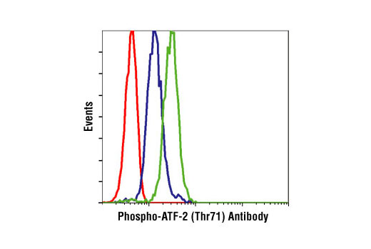Flow Cytometry Image 1: Phospho-ATF-2 (Thr71) Antibody