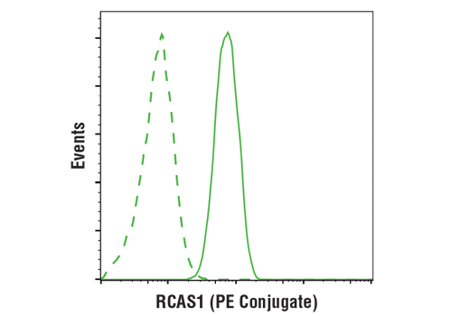 Flow Cytometry Image 1: RCAS1 (D2B6N) XP® Rabbit mAb (PE Conjugate)