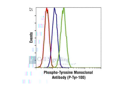 Flow Cytometry Image 1: Phospho-Tyrosine Mouse mAb (P-Tyr-100)