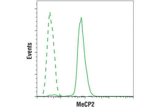 Flow Cytometry Image 1: MeCP2 (D4F3) XP<sup>®</sup> Rabbit mAb (BSA and Azide Free)