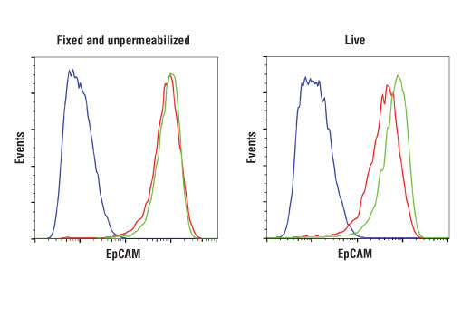 Flow Cytometry Image 1: EpCAM (D4K8R) XP<sup>®</sup> Rabbit mAb (BSA and Azide Free)