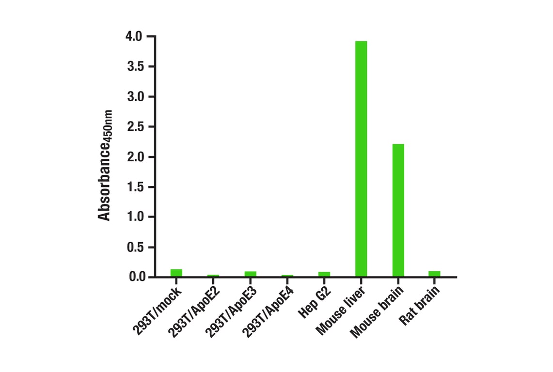 ELISA Image 1: ApoE (E7X2A) Rabbit mAb (BSA and Azide Free)
