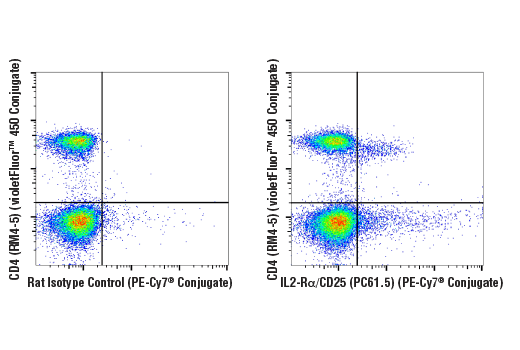 Flow Cytometry Image 1: IL2-Rα/CD25 (PC61.5) Rat mAb (PE-Cy7<sup>®</sup> Conjugate)