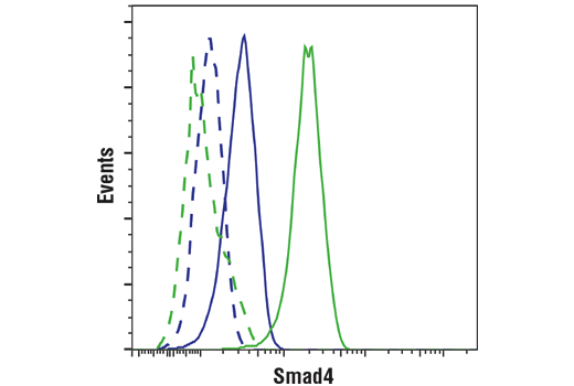 Flow Cytometry Image 1: SMAD4 (D3R4N) XP<sup>®</sup> Rabbit mAb (BSA and Azide Free)