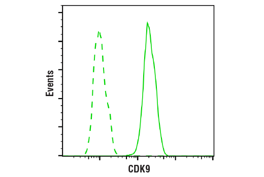 Flow Cytometry Image 1: CDK9 (C12F7) Rabbit mAb (BSA and Azide Free)