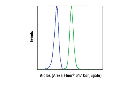 Flow Cytometry Image 1: Aiolos (D1C1E) Rabbit mAb (Alexa Fluor<sup>®</sup> 647 Conjugate)
