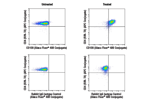 Flow Cytometry Image 1: CD109 (E8L2W) Rabbit mAb (Alexa Fluor<sup>®</sup> 488 Conjugate)
