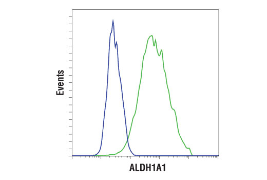 Flow Cytometry Image 1: ALDH1A1 (D9J7R) XP<sup>®</sup> Rabbit mAb