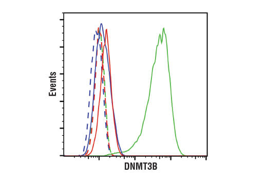 Flow Cytometry Image 1: DNMT3B (E8A8A) XP<sup>®</sup> Rabbit mAb (BSA and Azide Free)