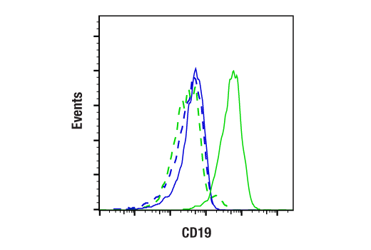 Flow Cytometry Image 1: CD19 (Intracellular Domain) (D4V4B) XP<sup>®</sup> Rabbit mAb