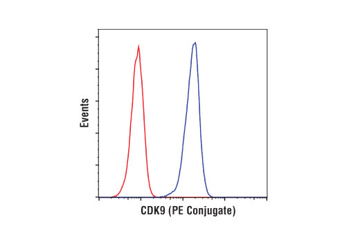 Flow Cytometry Image 1: CDK9 (C12F7) Rabbit mAb (PE Conjugate)