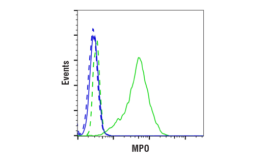 Flow Cytometry Image 1: Myeloperoxidase (E1E7I) XP<sup>®</sup> Rabbit mAb