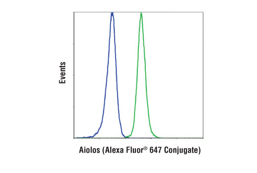 Flow Cytometry Image 1: Aiolos (D1C1E) Rabbit mAb (Alexa Fluor® 647 Conjugate)