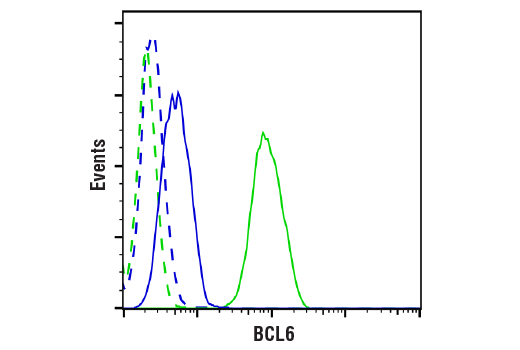 Flow Cytometry Image 1: BCL6 (D4I2V) XP® Rabbit mAb (BSA and Azide Free)