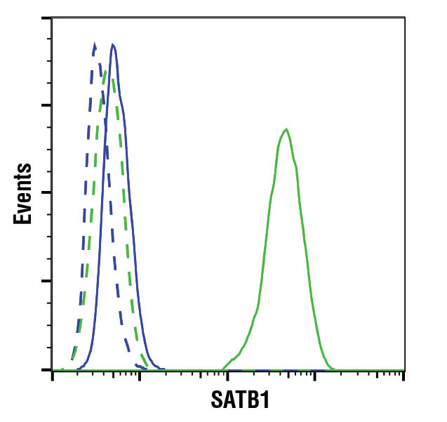 Flow Cytometry Image 1: SATB1 (E5Z3U) Rabbit mAb