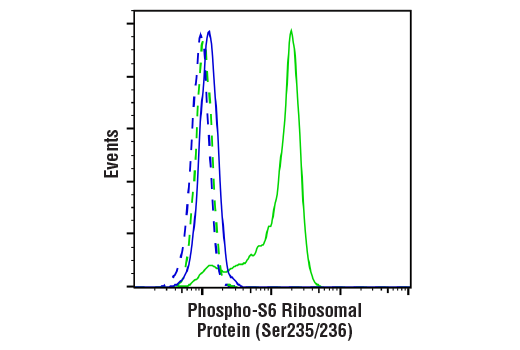 Flow Cytometry Image 1: Phospho-S6 Ribosomal Protein (Ser235/236) Antibody