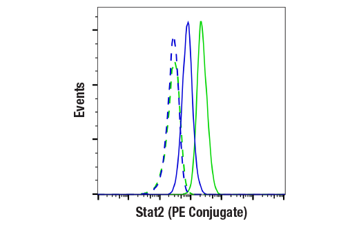 Flow Cytometry Image 1: Stat2 (D9J7L) Rabbit mAb (PE Conjugate)
