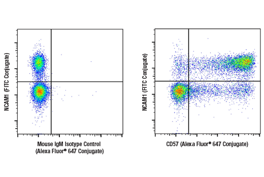 Flow Cytometry Image 2: CD57 (HNK-1) Mouse mAb (Alexa Fluor® 647 Conjugate)