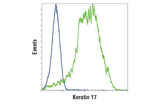 Flow Cytometry Image 1: Keratin 17 (D12E5) XP® Rabbit mAb (BSA and Azide Free)